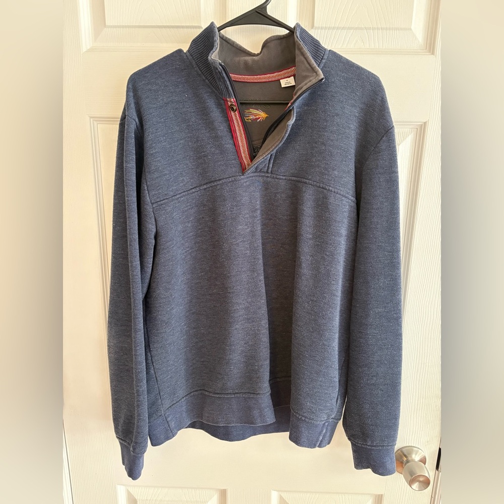 Orvis Navy Blue Quarter Zip